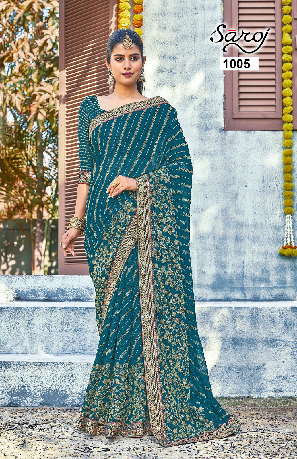 Mudita By Saroj Color Set Designer Sarees Catalog